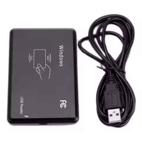 【MUST-HAVE】RFID Card Reader ID Card Reader Dual Frequency Smart RFID Card Reader Nfc Card Encrypted 