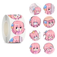 500Pcs/Set Anime Bocchi The Rock Stickers Creative School Supplies Reward Cute Gotou Hitori Ijichi N