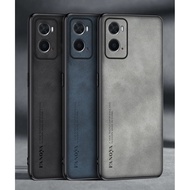Luxury PU Leather Phone Case For OPPO A36 A76 A96 4G Back Cover Matte Shockproof Full Protection Sil