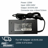 (ประกัน 18 เดือน) สายชาร์จ โน๊ตบุ๊ค for HP ZBook 15u G5 G6 EliteBook 1050 G1 120W ที่ชาร์จโน้ตบุ๊ก ส