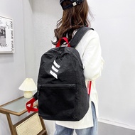 Adidas School Bag Korean Women Nylon Laptop Bag High Student Backpack Waterproof Travel Backpack