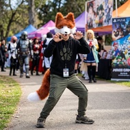 Dog Mask Dog Wolf Mask Animal Tail cos Set Simulation Wolf Tooth Mask Wolf Tail Comic Exhibition Plu