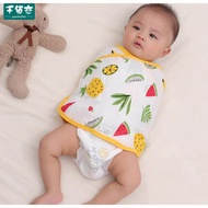86cm(L) x 32cm(W) Hand Wrapped Swaddling Cloth (0-8 months) (Design: Baby Fruits) Newborn Baby Wrap 