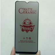 OPPO A16K OPPO 16E Tempered Glass Anti Gores FULL CERAMIC Matte PRIVACY SPY Anti Glare Anti Minyak
