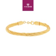 HABIB CAVO | Oro Italia 916 Yellow Gold Bangle GB89530123(9)-Y (22K Gold)