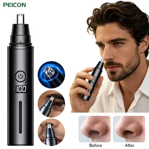 Nose Hair Trimmer Portable Trimmer for Nose Mini Nose and Ear Hair Trimmer Rechargeable Nose Trimmer