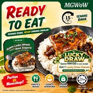 MGWoW HALAL Nasi Panas Sendiri | Makanan Segera & Travel | Black Pepper Chicken Ayam 190g