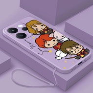 OPPO Reno15 Pro Reno 15F 5G Custom Name Case Harry Potter Case Candy Color Soft Cover