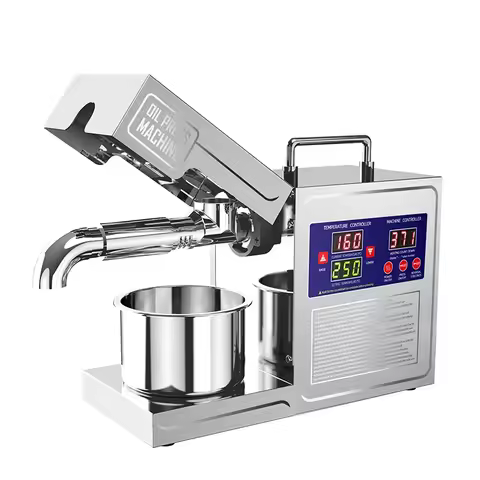 Digital Display Electric Oil Extractor Automatic Oil Press Machine for Sesame Canola Sunflower Seeds