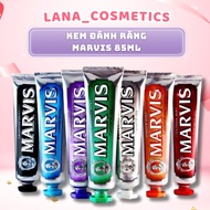 Marvis Italian Toothpaste Large Tube FullSize 75ml 85ml - All Flavors, Delicious Teeth Whitening, Wh