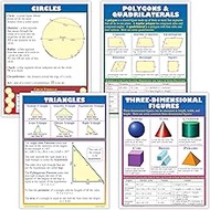 McDonald Publishing MC-P205 Exploring Geometry Teaching Poster Set, 18.3" Wide, 22.3" Length, 0.2" H