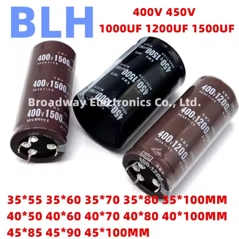 Aluminum Electrolytic capacitor four-legged 400V 450V 1000UF 1200UF 1500UF 35*55 35*60 35*70 35*80 3