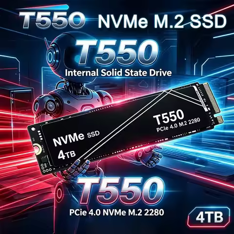 New T550 1TB 2TB PCIe Gen4 NVMe M.2 SSD High-speed Nvme M.2 SSD Heatsink Internal Solid State Drive,