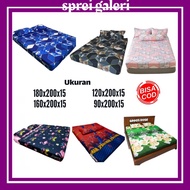 Zippered Bed Sheet 180x200x15 160x200x15 120x200x15 90x200x15 Microtex Foam Mattress Cover