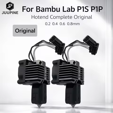 For Bambu Lab P1S Hotend Complete Original Stainless steel Hardened Steel Hot End 0.2 0.4 0.6 0.8 No