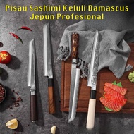 Pisau Sashimi Keluli Damascus Jepun Profesional Professional Japanese Damascus Steel Sashimi Knife