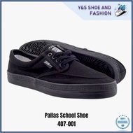 Pallas Black School Shoes | Kasut Sekolah Hitam Pallas Jazz Original 407-001
