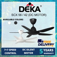 【FREE SHIPPING】 Deka Ceiling Fan SCX 42 / SCX 56 / K6 (42 Inch / 56 Inch) DC Motor 14-Speed Remote C