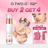【Buy 2 Get 4】O.TWO.O Face Makeup Set Primer + Spray Makeup Lock Makeup Long-lasting 4 pcs Set