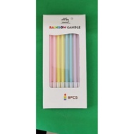 Rainbow Candle Birthday Candle