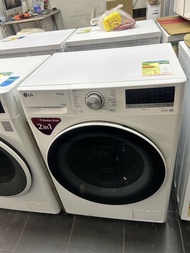 新淨二手second hand washing machine LG 樂金 F-C12085V2W 8.5/5.0公斤 1200轉 直驅式變頻摩打 洗衣乾衣機 Washing Machine