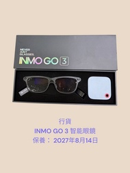 行貨 INMO GO 3 智能眼鏡 保養： 2027年8月14日