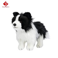 Sharprepublic Border Collie Stuffed Dog Authentic-Looking Border Collie Stuffed Toy Surface