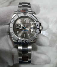 Seiko Mod Yacht Master Rhodium 2 เข็มฟ้า
