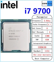 intel i7 9700/i7 9700F/i7 9700k/i7 9700KF cpu pc รุ่นที่ 9 i7 lga1151 รับประกัน 1 ปี