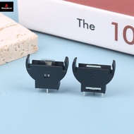 10Pcs  Plastic CR2032 2032 3V Half-Round Cell Coin Vertical Battery Holder Battery Soet Case Module 