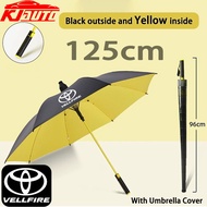 【 Light Luxury 】Toyota Vellfire Extra Large Windproof Long Handle Rain Umbrella UV Resistant Heat-in
