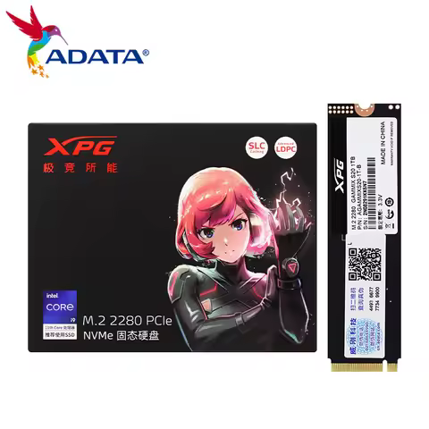 Original ADATA XPG GAMMIX S20 1TB PCIe Gen 3x4 M.2 SSD Internal Storage Disk 512GB 256GB 2T Solid St
