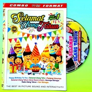 KASET DVD VIDEO MUSIK LAGU ULANG TAHUN ANAK ANAK-LAGU ULTAH ANAK-LAGU HAPPY BIRTHDAY TO YOU-LAGU ANA