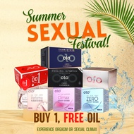 🔥 OLO Condoms 0.01mm🔥 Delay Effect OLO超薄玻尿酸安全套001男神女神款