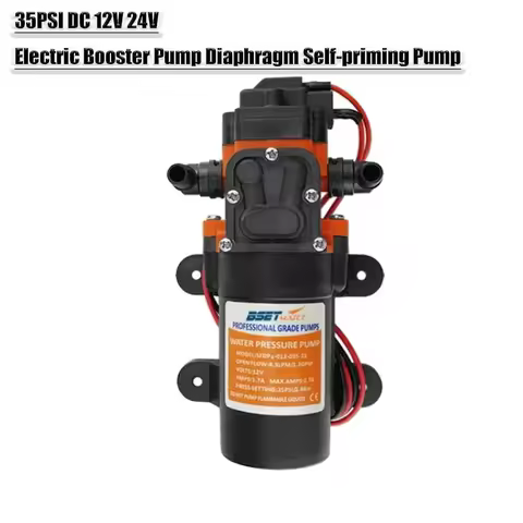For Portable 35PSI 12V Marine Water Pump Diaphragm Self-priming Pump Boat Accessories Shower Toilet 