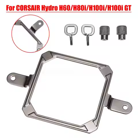 Metal Cooler Mounting Bracket Kit For CORSAIR Hydro H60/H80i/H100i/H100i GT For FM2/3 AM2/3 AM4 Cool