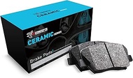 Rear R1 Concepts Ceramic Series Brake Pads With Rubber Steel Rubber Shims 2310-1808-00