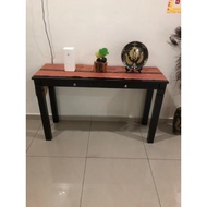 JFH 4 Feet Full Solid Console Table / Study Table (Wenge)
