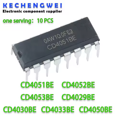 10PCS CD4051BE CD4051 DIP DIP-16 CD4029BE CD4030BE CD4033BE CD4050BE CD4052BE CD4053BE CD4029 CD4030