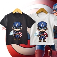 CAPTAIN AMERICA CHILDREN'S DISTRO T-SHIRTS Baju Budak Lelaki Tshirt Budak Lelaki Baju Tshirt Budak L