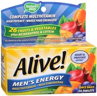 Alive Mens Enrgy Multivit Size 50ct Alive Mens Energy Multivitamin 50ct