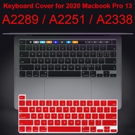 Silicone Keyboard Protector for 2020 Macbook Pro 13 A2338 A2289 A2251 Keyboard Cover Skin