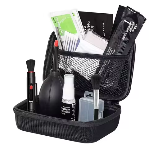 Camera Cleaning Kit, Lens & Sensor Cleaner Tools for DSLR SLR DV Mirrorless Camera, Compatible with 