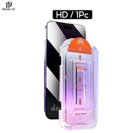 ฟิล์มกระจก เต็มจอ สำหรับ กันมองกันเสือก ด้วยการวางตำแหน่งอัตโนมัติติดตั้งง่าย VIVO iQOO 12 11 11s 10