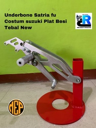 underbone step underbone custome satria fu suzuki Ub satria f150 model dural CNC tebal 8mm