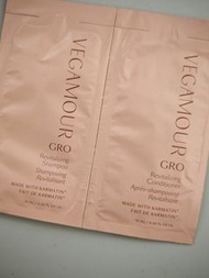 Vegamour Gro Revitalizing ✅️ Shampoo (10ml) & Conditioner (10ml) Duo 20ml x3 sample 洗髮水和護髮素(稀疏頭髮配方)