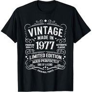Men's cotton T-shirt 48th Birthday T-shirt 1977 Birthday Gifts For Men Women T-Shirt Fast Shipping