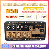 Amplifier Board Audio Bluetooth USB Radio TF DIY Subwoofer D50 D10 D3 Karaoke Power Stereo Bass Audi