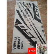 YAMAHA Y15 Stripe Sticker (Grade AAA) Sniper GP Transparent (Free emblem 3D 1-set)