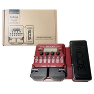 Zoom B1X FOUR Multi-Effects Processor with Expression Pedal for Bass (Red)